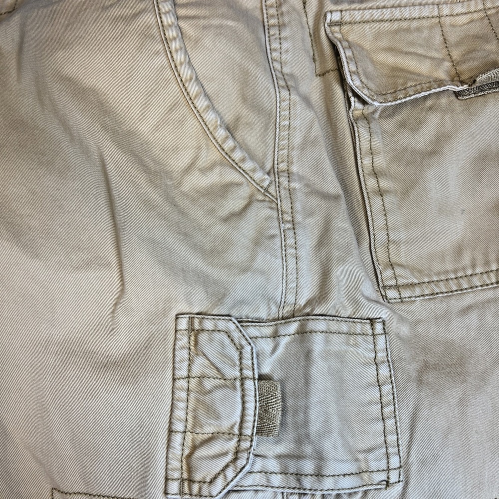 Vtg Y2K Quiksilver Division 55 Cargo Shorts 30 Two Tone Enzyme Wash Surf Skate - Picture 7 of 16